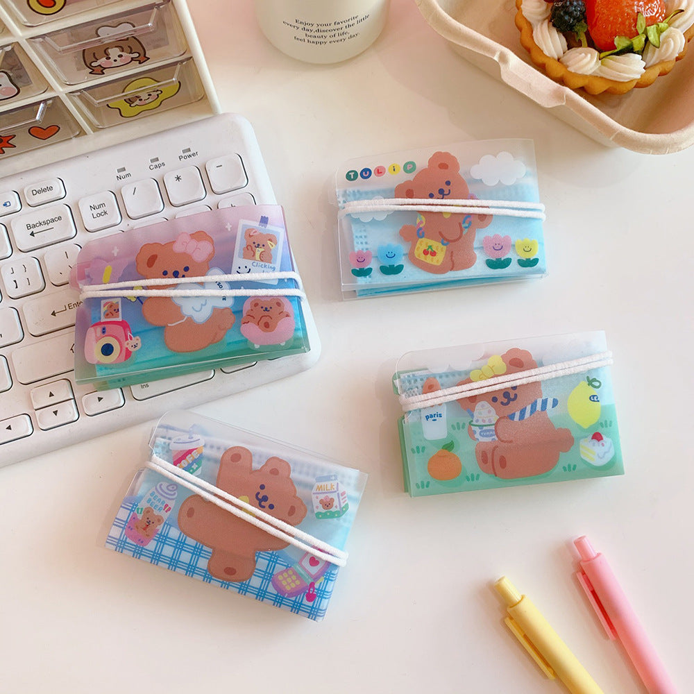 Cute Face Mask Storage Pouch for Students, Dust-Proof