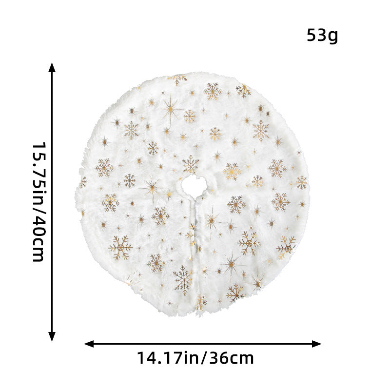 Mini Christmas Tree Skirt for Festive Tabletop Decor