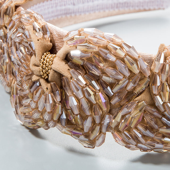 Crystal Flower Headband For Instant Evening Glamour