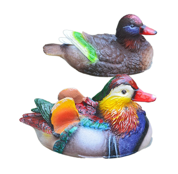 Floating Mandarin Duck Pond Decor for Water Gardens