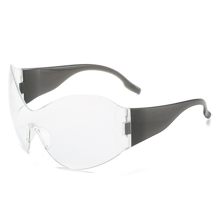 Oversized Shield Sunglasses for Futuristic Street Style