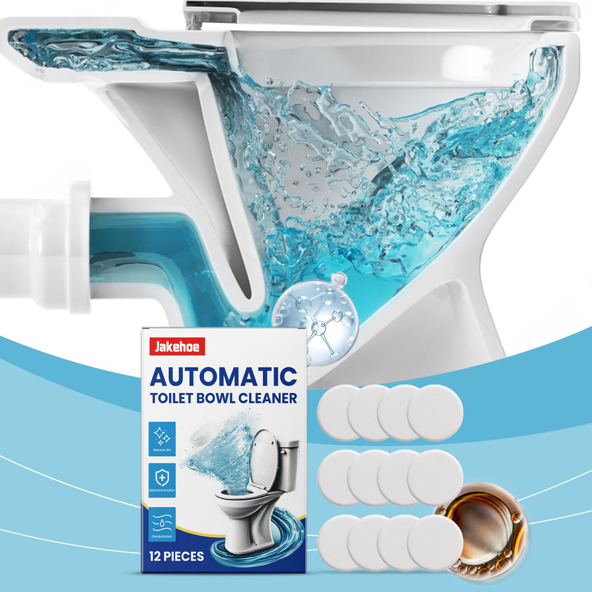 Toilet Cleaning Tablets for Fresh, Cleaner-Looking Bowls