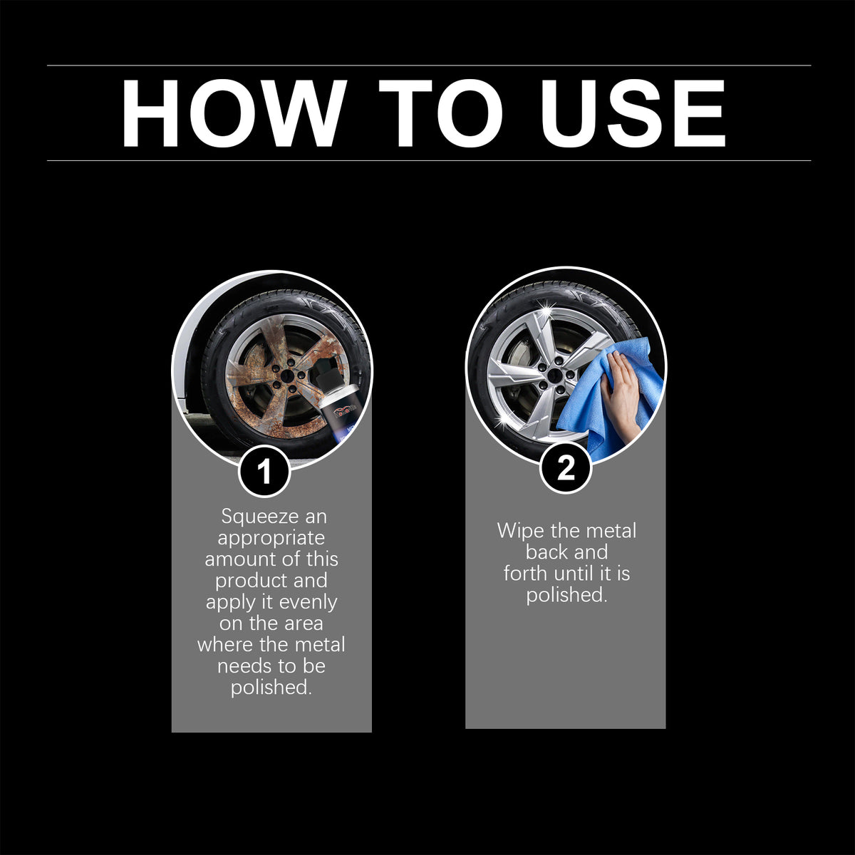 Automotive Metal Polish for Shine & Rust Protection