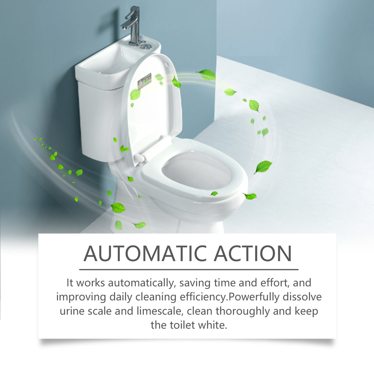 Toilet Cleaning Tablets for Odor and Stain Control
