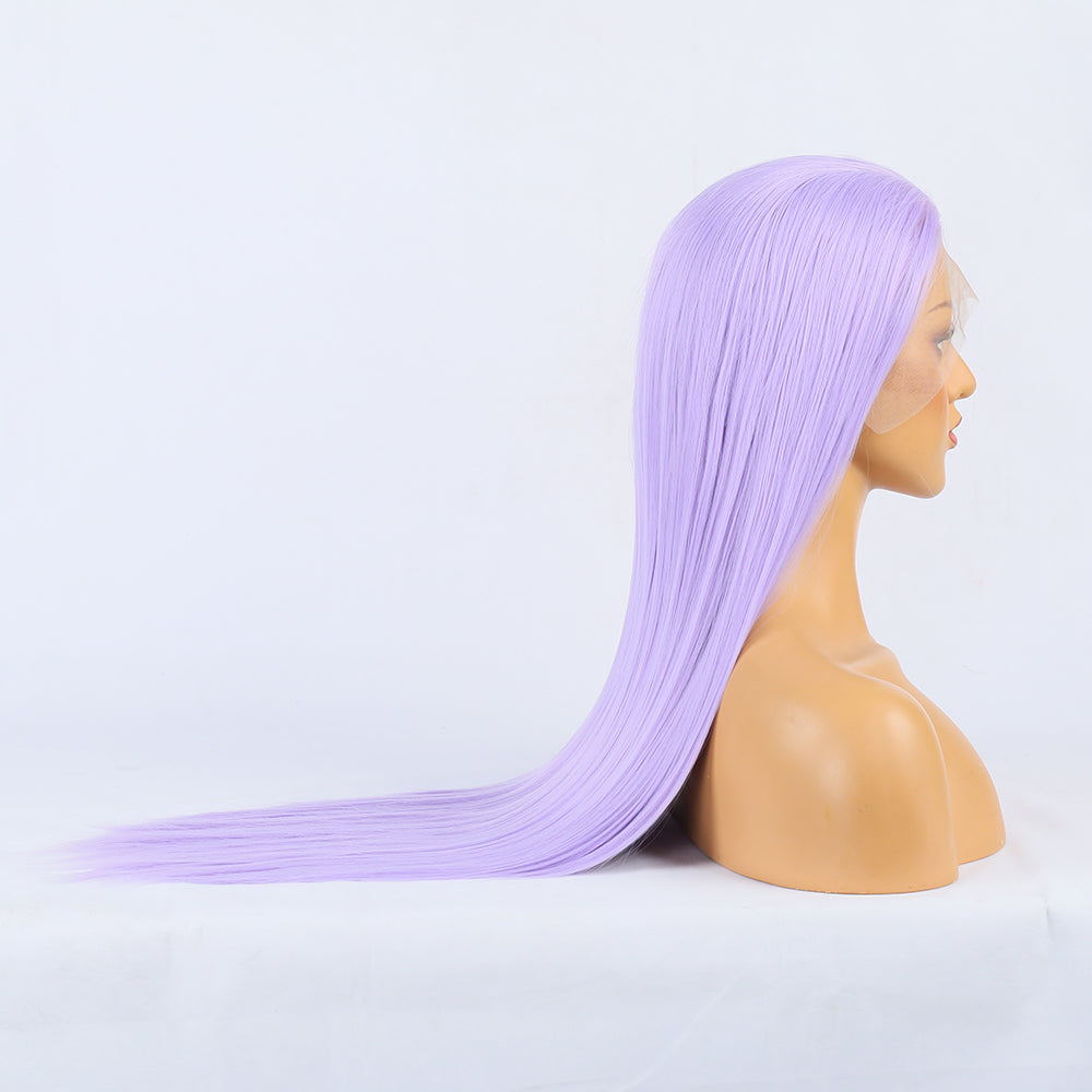 Lace Front Lavender Wig for Instant Long, Sleek Hair