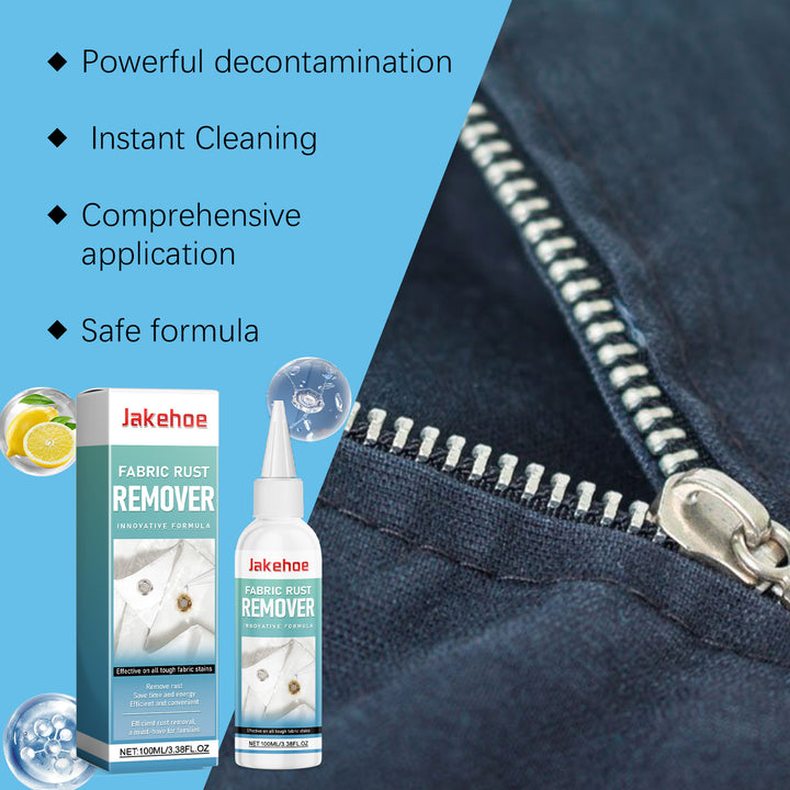 Fabric Rust Remover for Clothing — Gentle Stain Cleaner