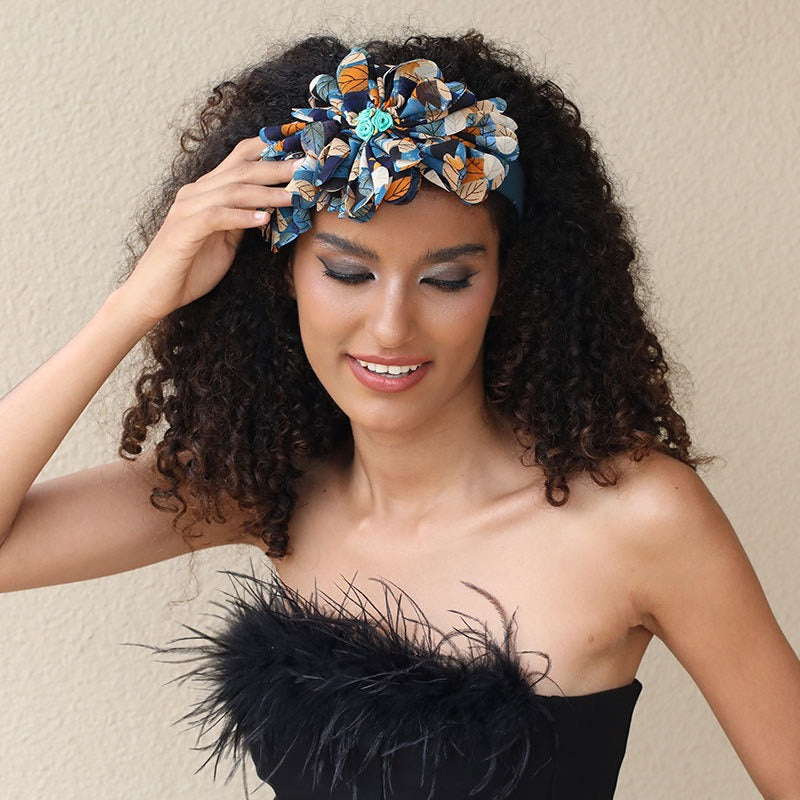 Oversized Floral Headband for Effortless Statement Style
