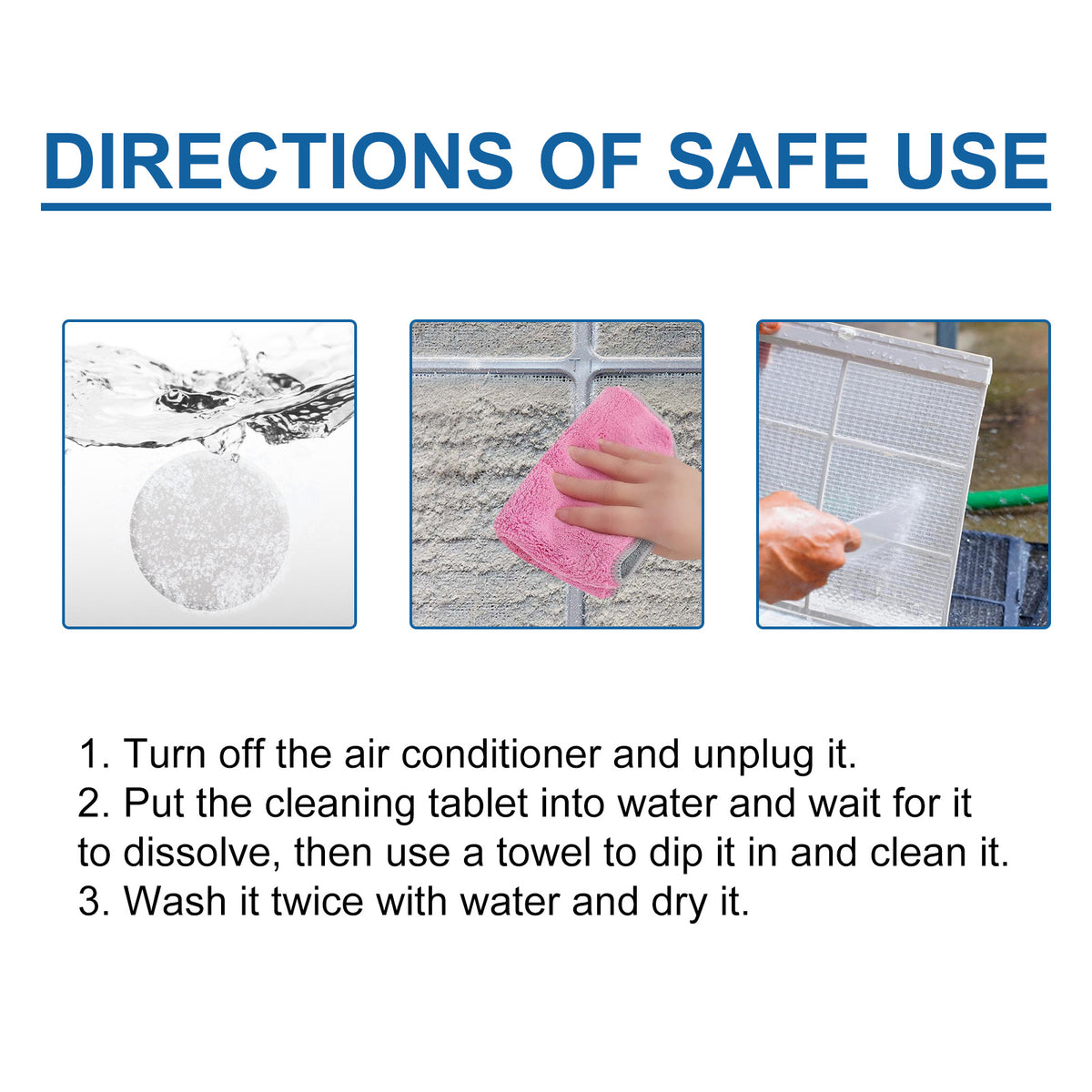 Air Conditioner Cleaning Tablets for Cleaner AC Care