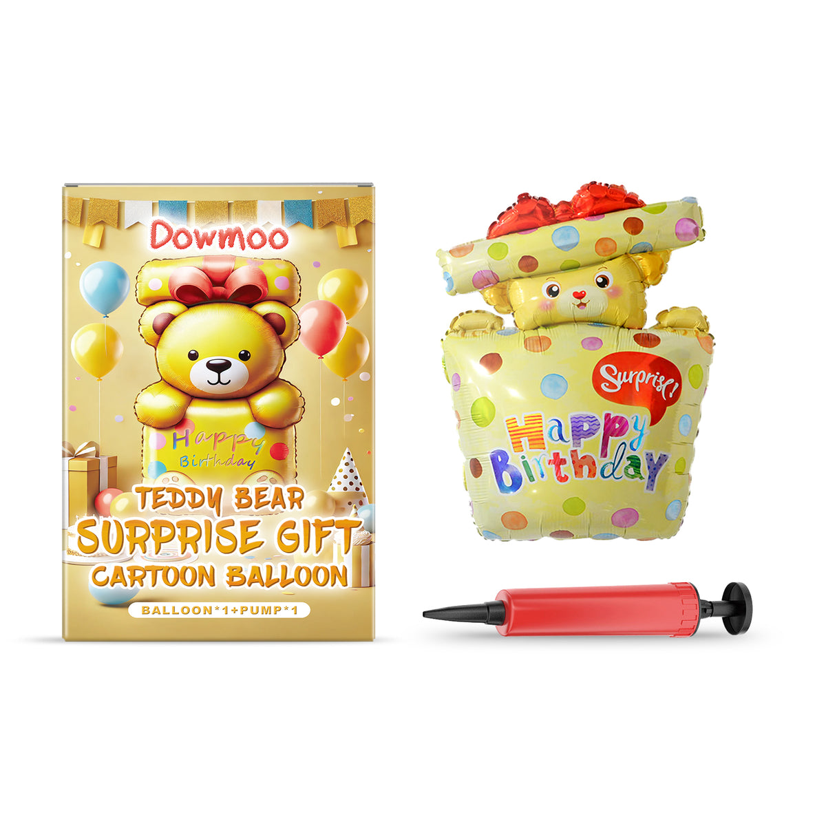 Themed Party Balloon Set With Hand Pump For Celebrations