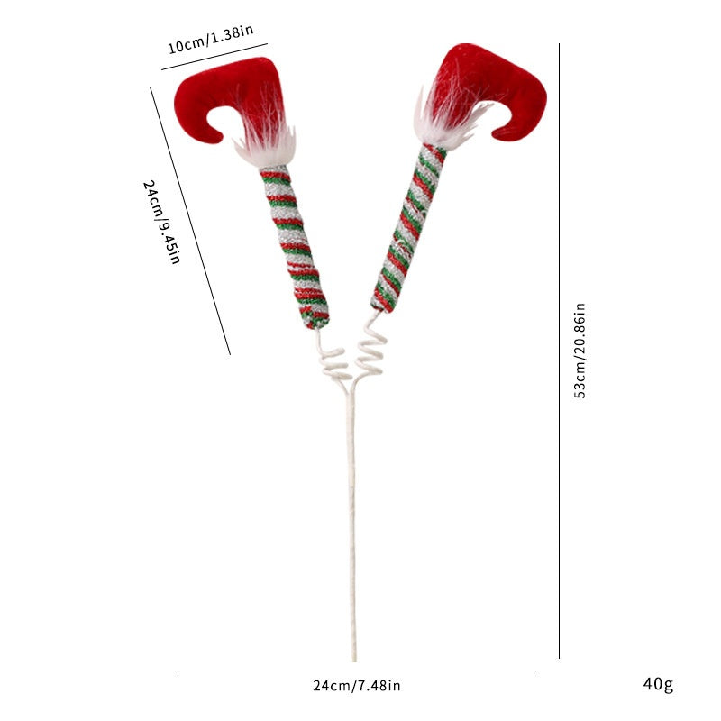 Christmas Tree Elf Leg Inserts for Candy Cane Decor