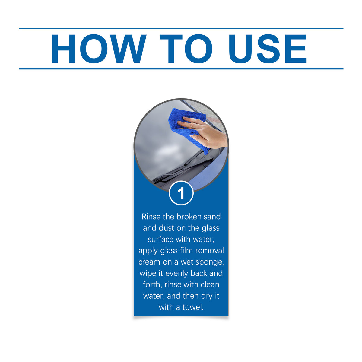 Automotive Glass Oil Film Cleaner for Clearer Vision
