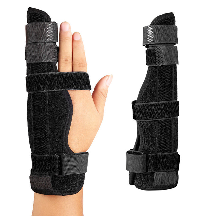 Finger Support Brace — Rigid Aluminum Splint for Fractures