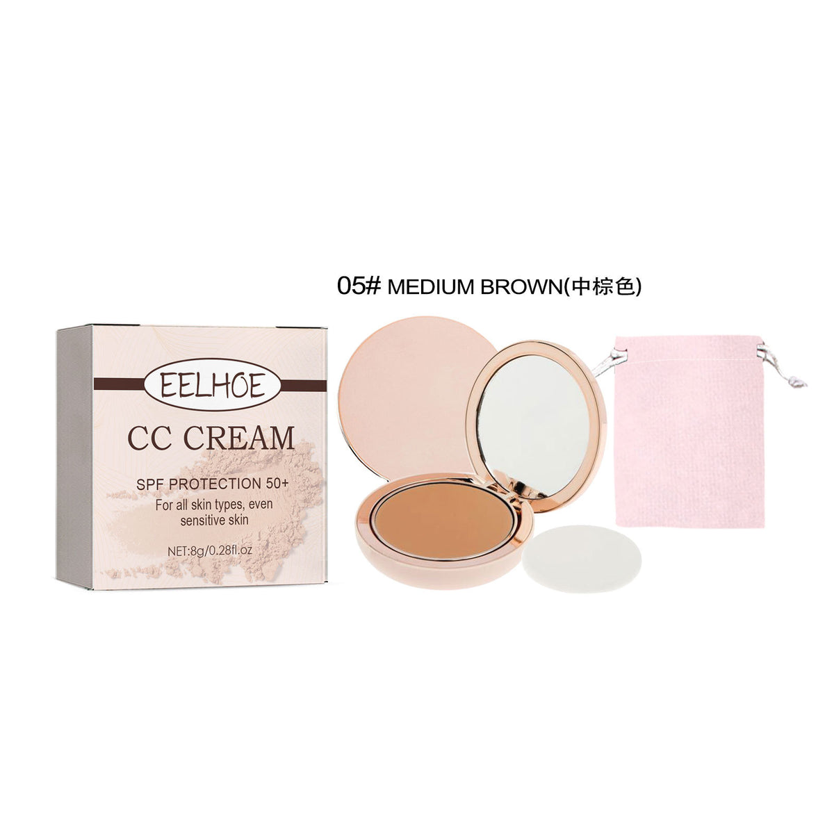 CC Cream SPF 50+ Lightweight Matte Coverage Compact