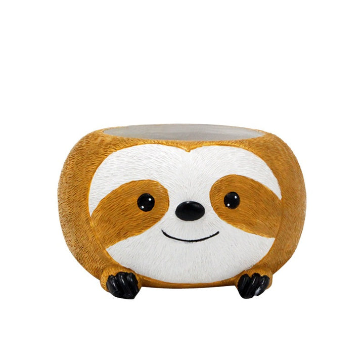 Sloth Flower Pot Planter for Desk, Shelf and Small Plants