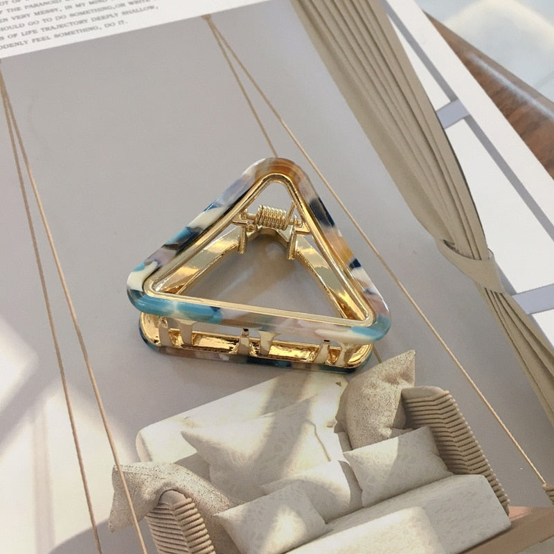 Geometric Hair Claw Clip For Polished Everyday Styles