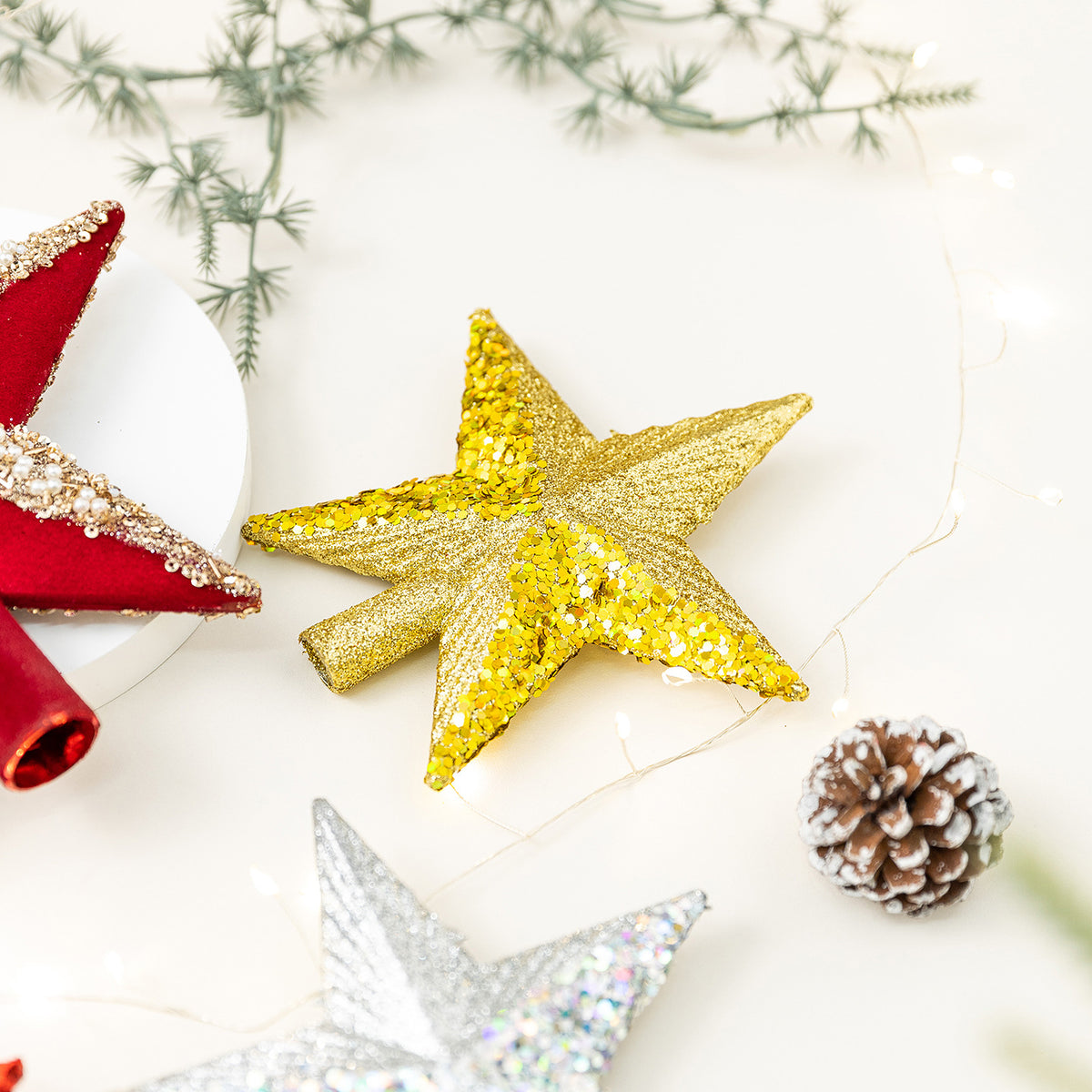 Christmas Tree Topper Star for Sparkling Holiday Decor