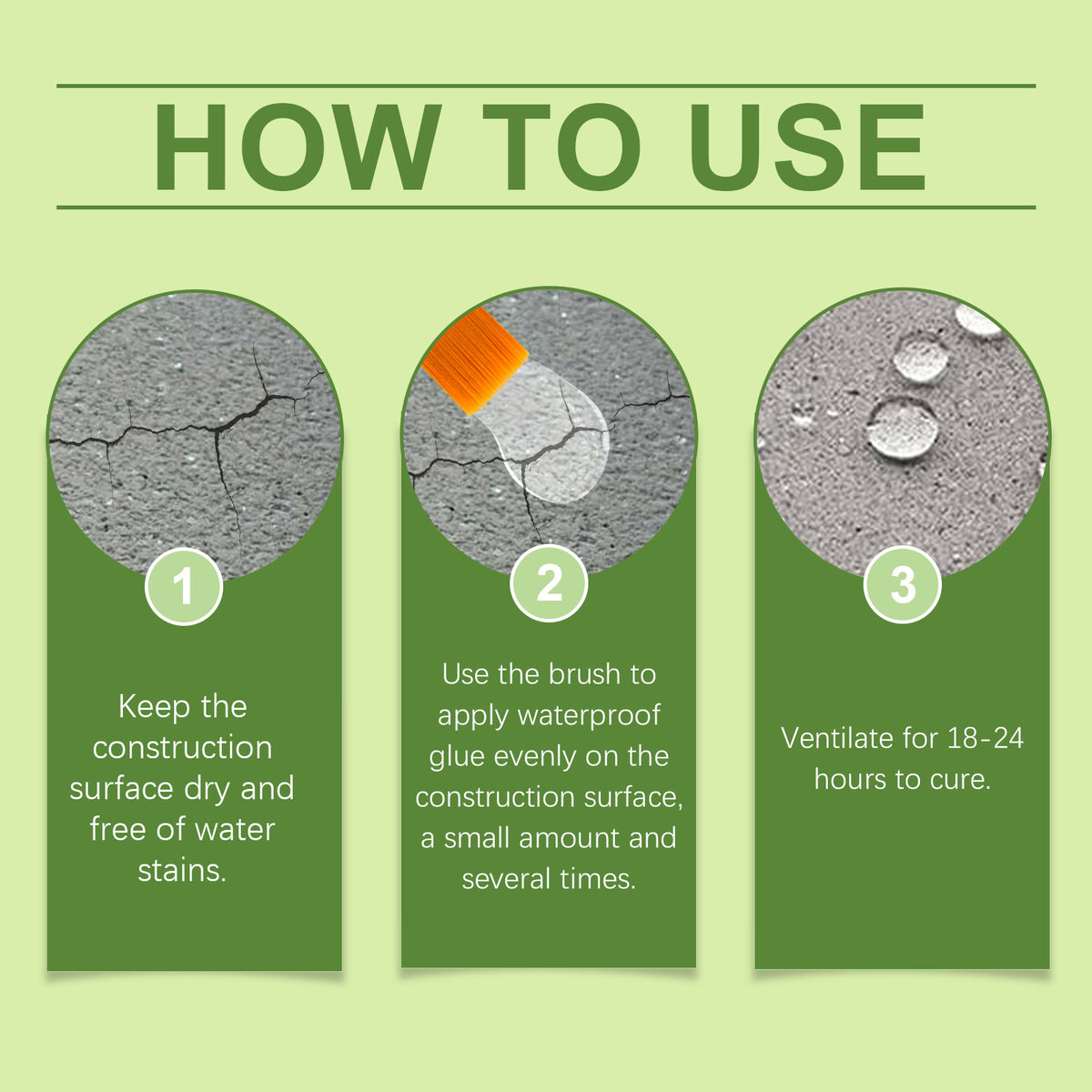 Waterproof Adhesive for Neat Bathroom Leak Repair