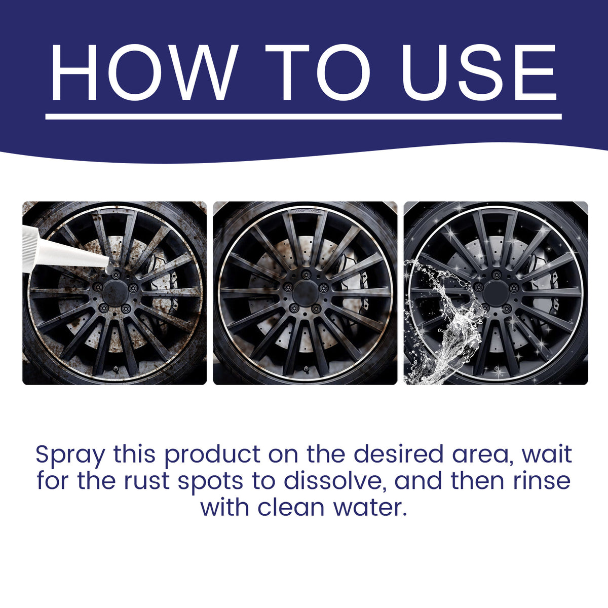 Anti-Rust Lubricant for Car Wheels and Metal Parts