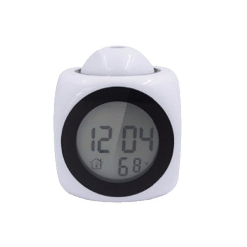 Projection Alarm Clock with Room Temperature Display