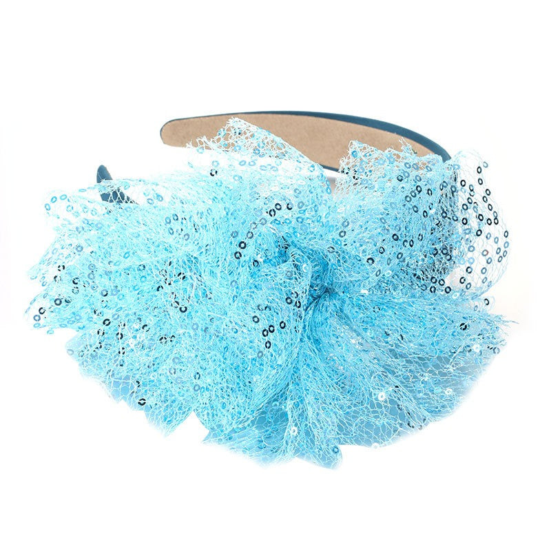 Sequin Flower Headband For Girls, Sparkling Style