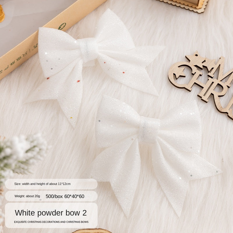 Christmas Bow Ornaments for Sparkling Holiday Decor