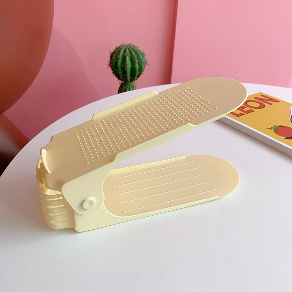 Shoe Rack, Adjustable Double-Layer for Small Spaces