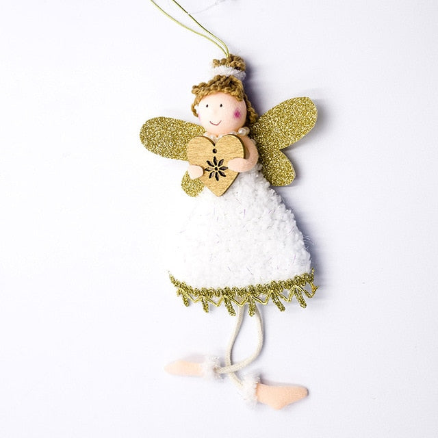 Angel Plush Christmas Ornament for Whimsical Decor
