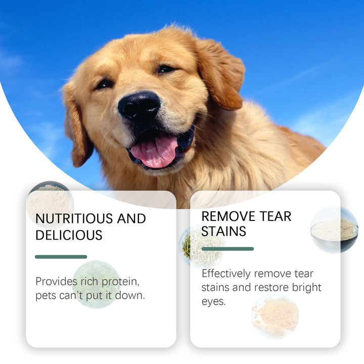 Dog Tear Stain Supplement for Brighter-Looking Eyes