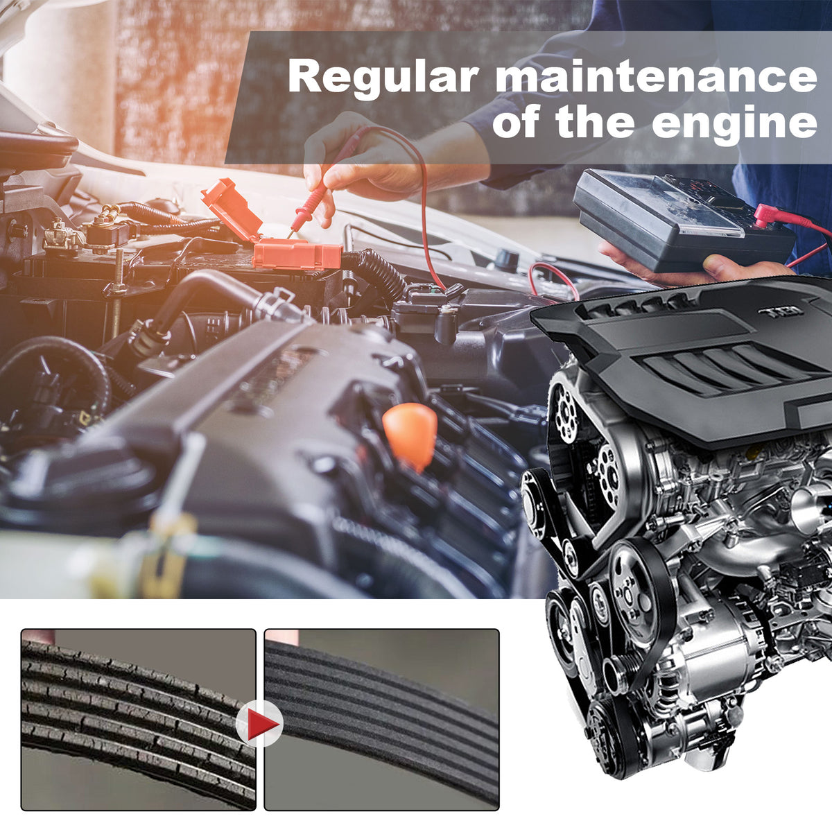 Automotive Belt Silencer Spray for Quieter Engines