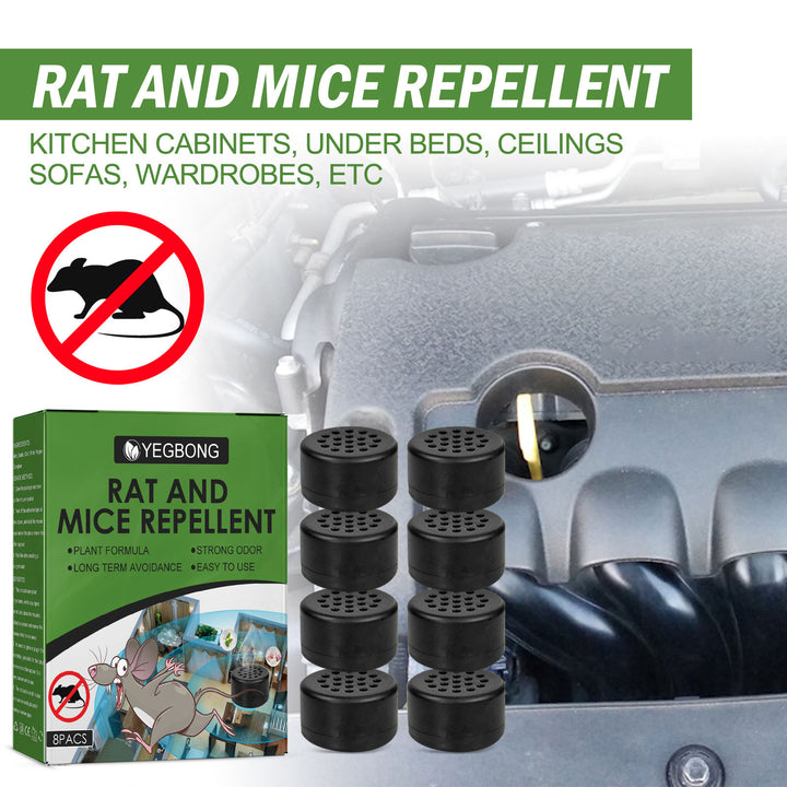 Plant-Based Rat and Mice Repellent Pills for Car and Home