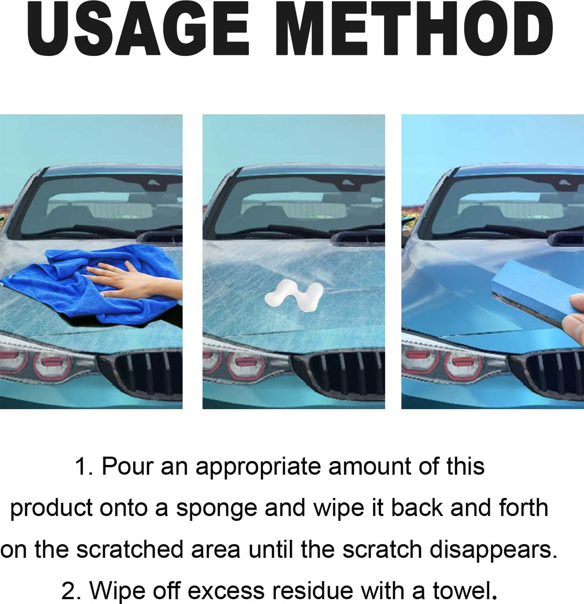 Car Scratch Repair Agent for Paint & Swirl Mark Removal