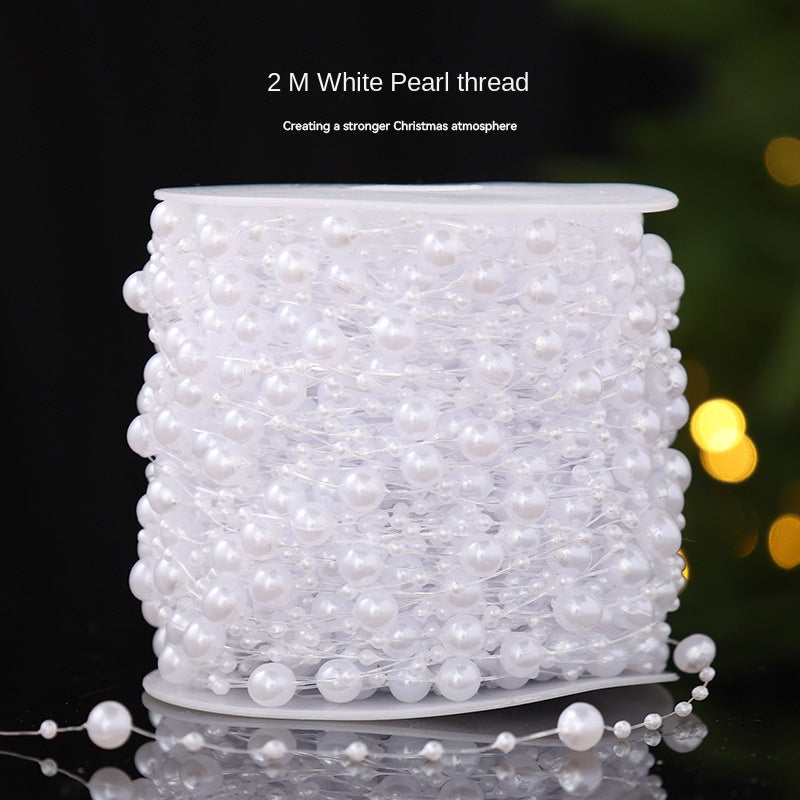 Star Bead Chain Christmas Craft Decoration Garland