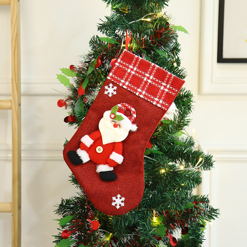 Christmas Stocking Gift Bag for Festive Holiday Decor