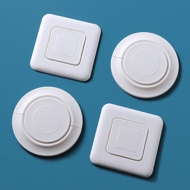Air Conditioner Wall Hole Cover: Round & Square Set