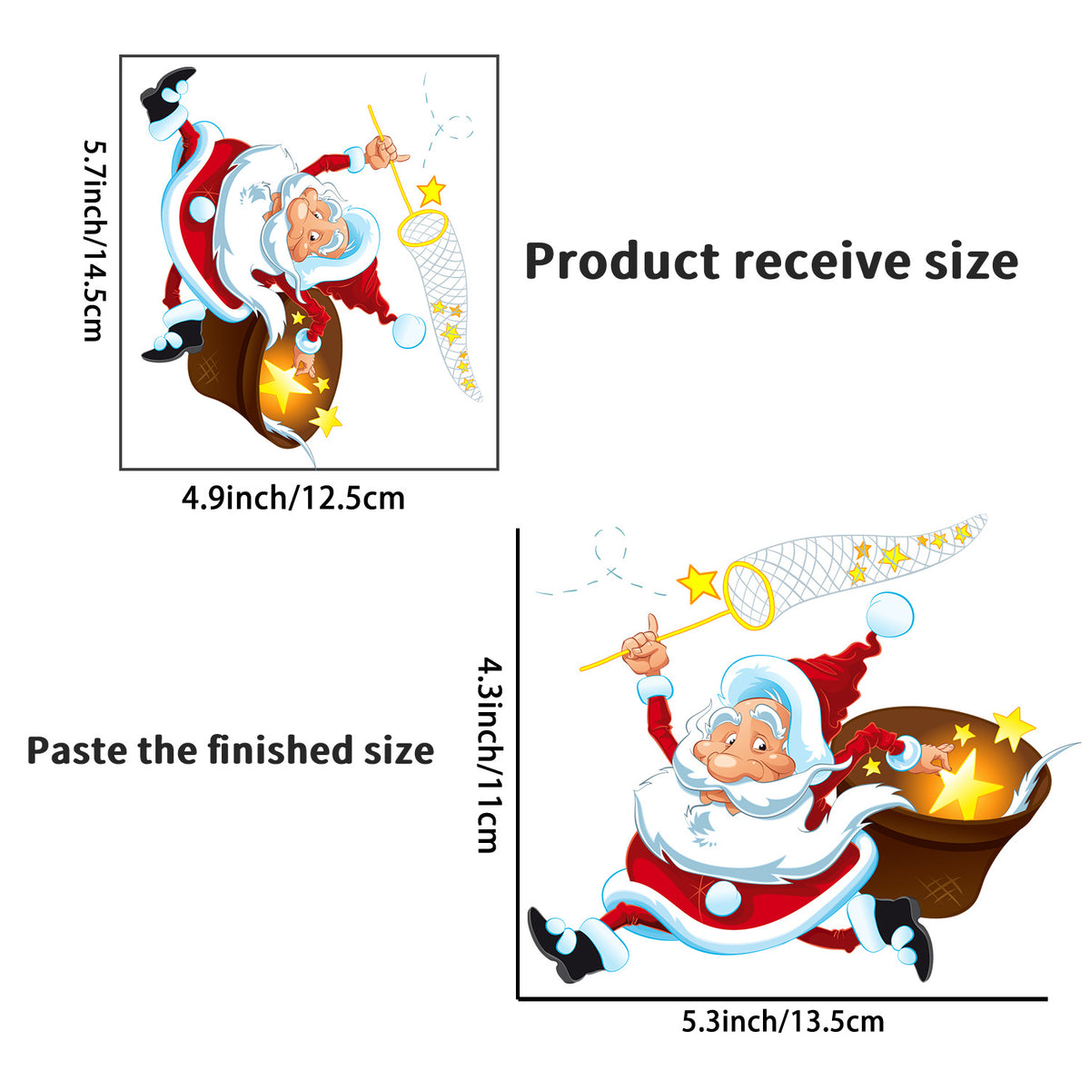 Christmas Glow-in-the-Dark Light Switch Wall Sticker