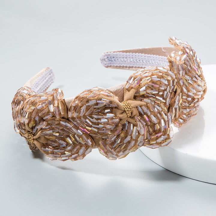 Crystal Flower Headband For Instant Evening Glamour