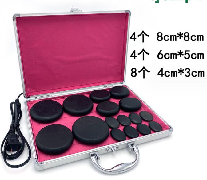 Hot Stone Massage Kit with Heater — Professional Spa