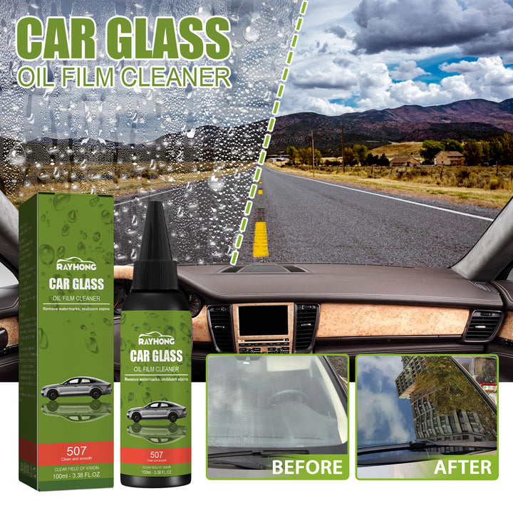 Car Glass Oil Film Cleaner for Clearer Windshields