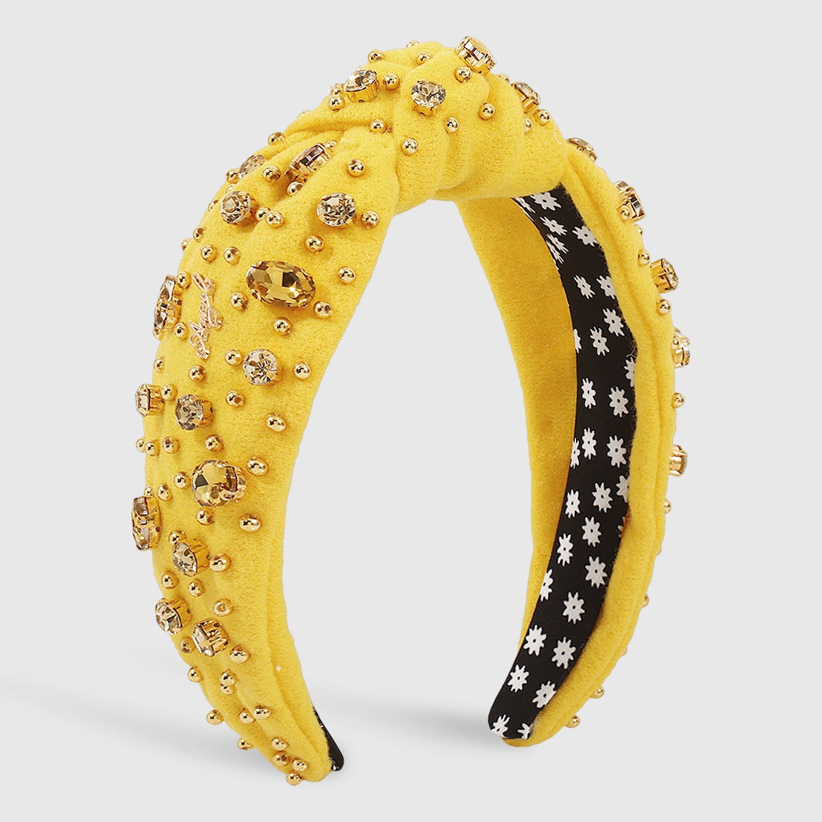 Padded Headband for Bold, Jewel-Embellished Style