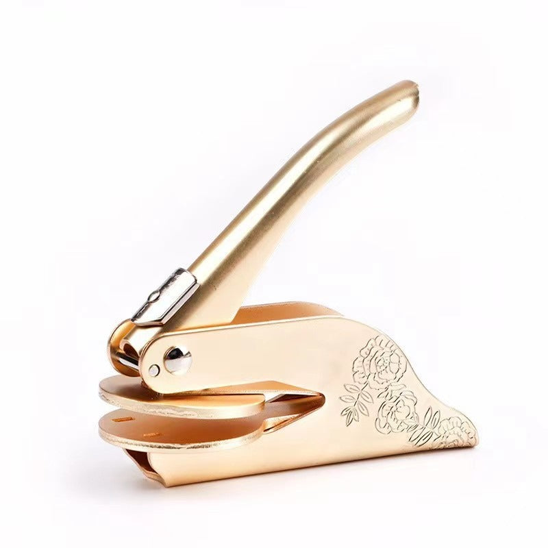 Custom Steel Embossing Seal Pliers for Wedding Stationery