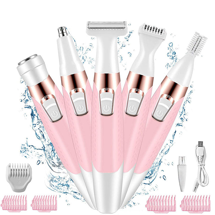 Electric Lady Shaver for Whole-Body Hair Removal and Trim