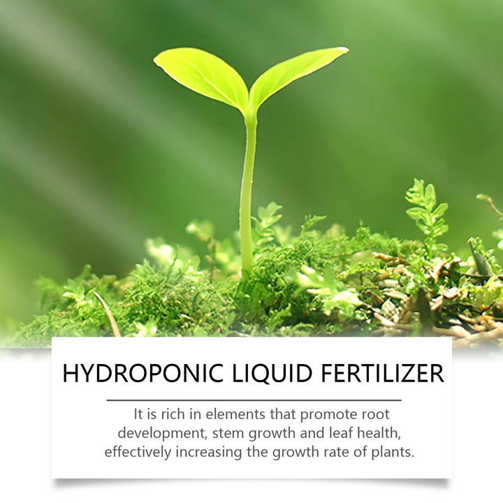 Hydroponic Liquid Fertilizer for Stronger Plant Growth
