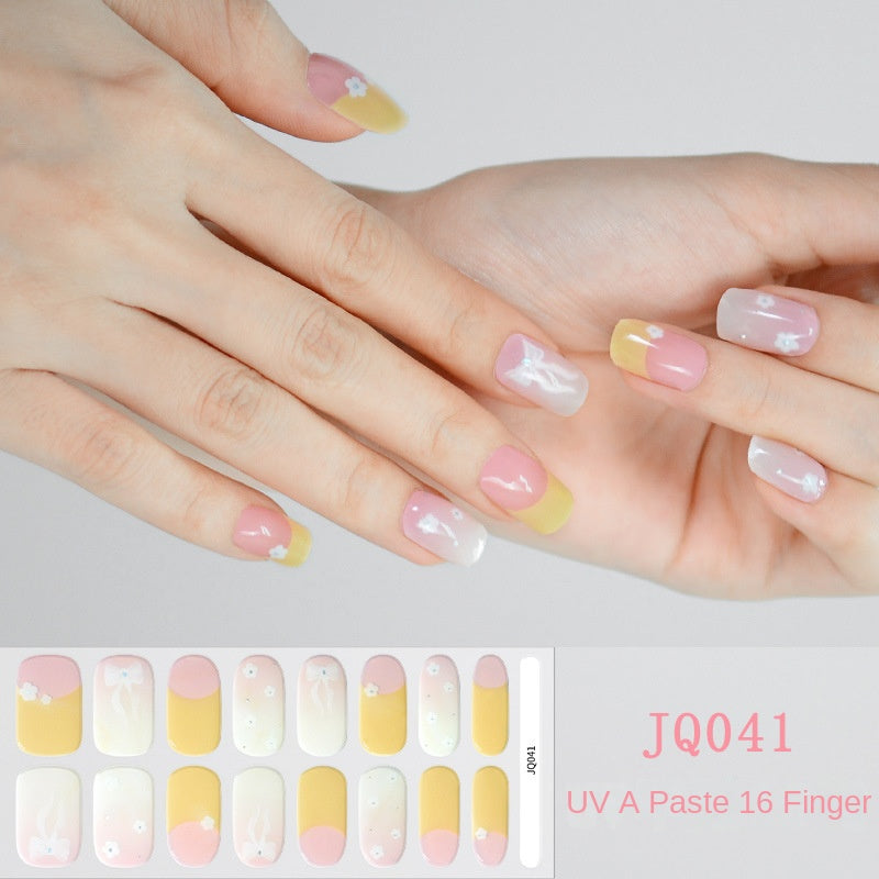 Semi-Cured UV Gel Nail Stickers — Salon Art in Seconds