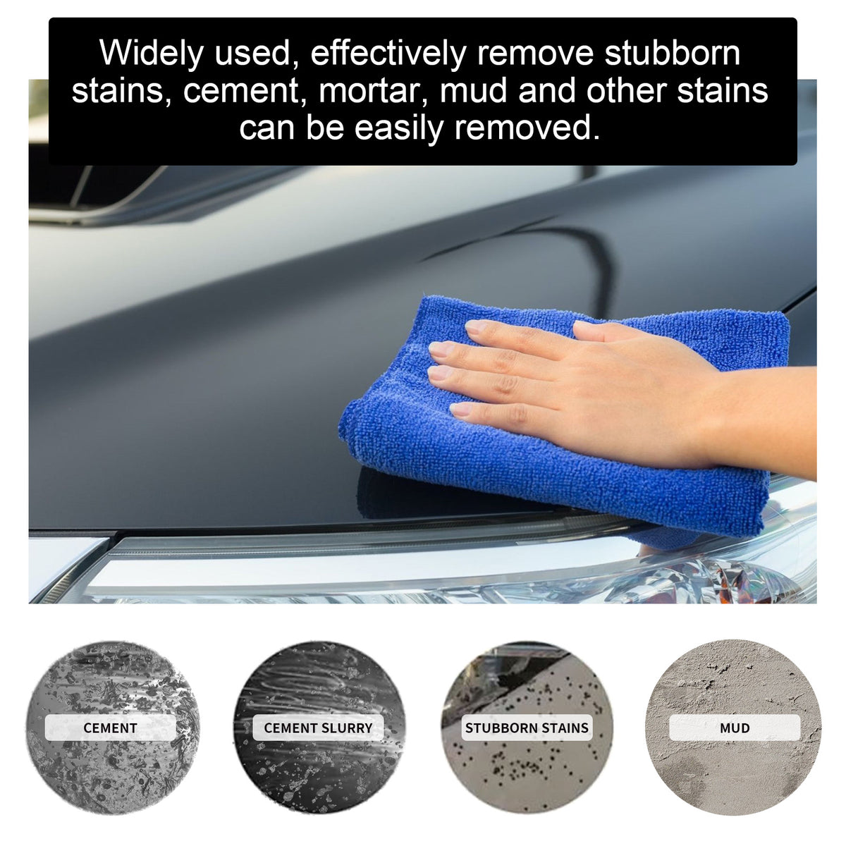 Cement Stain Remover for Car Paint & Exterior Surfaces