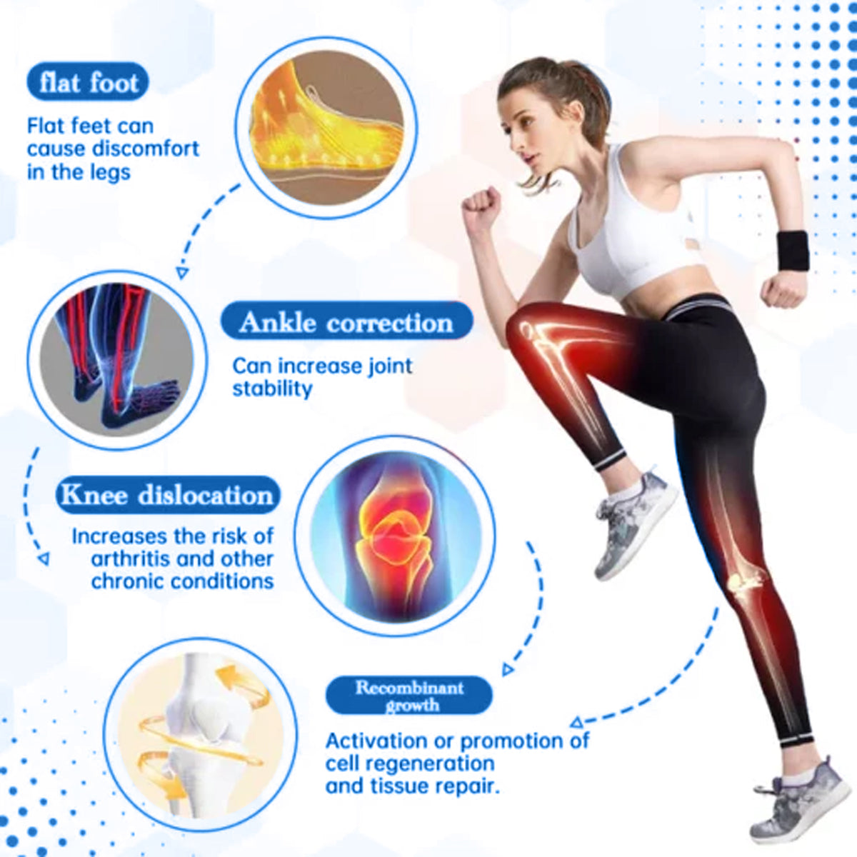 Height-Boosting Insoles With Cushioned Arch Support
