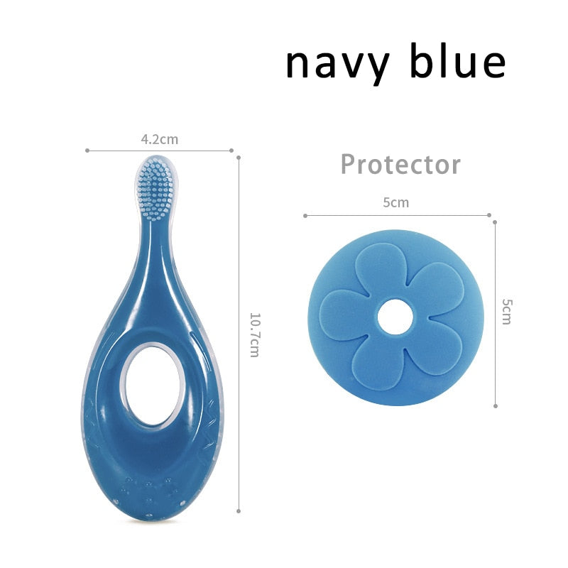 Silicone Baby Training Toothbrush for Gentle Brushing