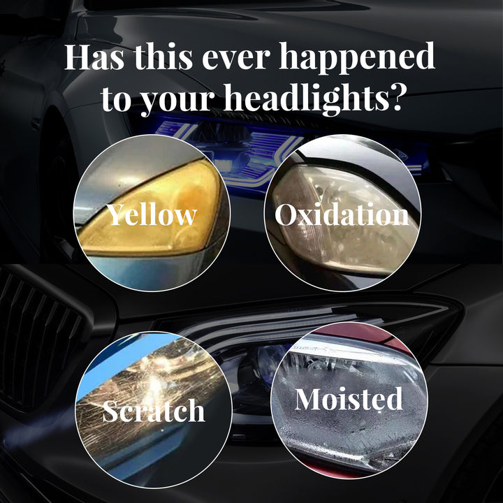 Car Headlight Restoration Liquid for Clearer Lenses