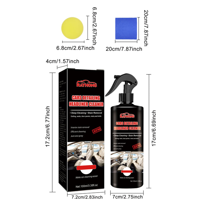 Interior Foam Cleaner for Car Seats & Headliners