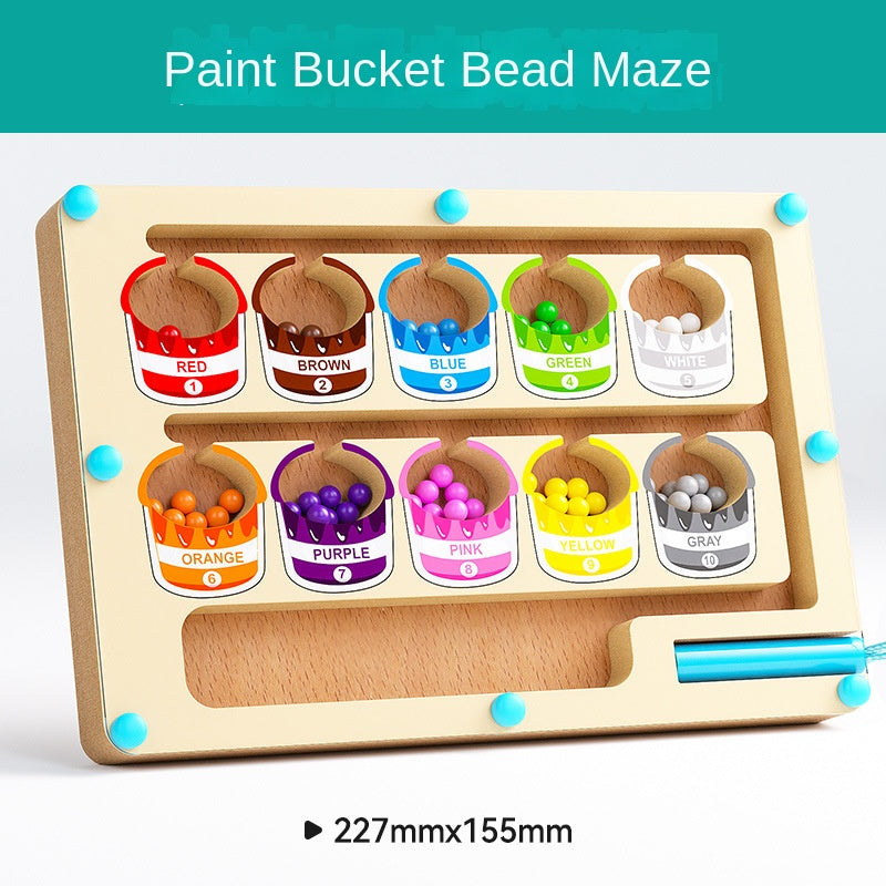 Wooden Counting Board for Screen-Free Learning Play
