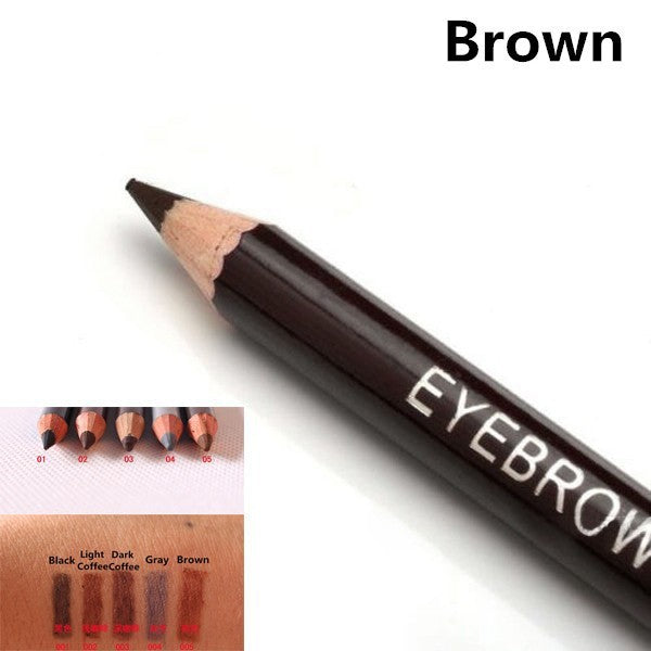 Waterproof Eyebrow Pencil with Spoolie for Defined Brows